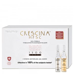 Crescina Labo Complete Treatment 1300 (Re-Growth HFSC 100% 20FL + Crescina Anti-Hair Loss HSSC 20FL) Woman